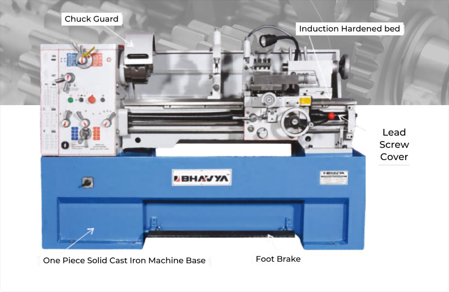 All Geared Precision Lathe Machine